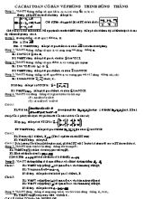 Các bài toán cơ bản về Phương trình đường thẳng - Lê Xuân Toàn